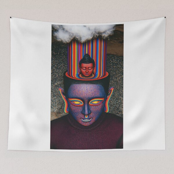 Item preview, The Buddha Rising Through The Rainbow Tunnel Of Mind designed and sold by MongLongStudio.