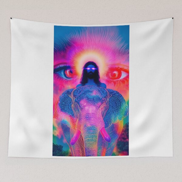 Item preview, The Elephant Faced Deity Between Two Watching Eyes designed and sold by MongLongStudio.