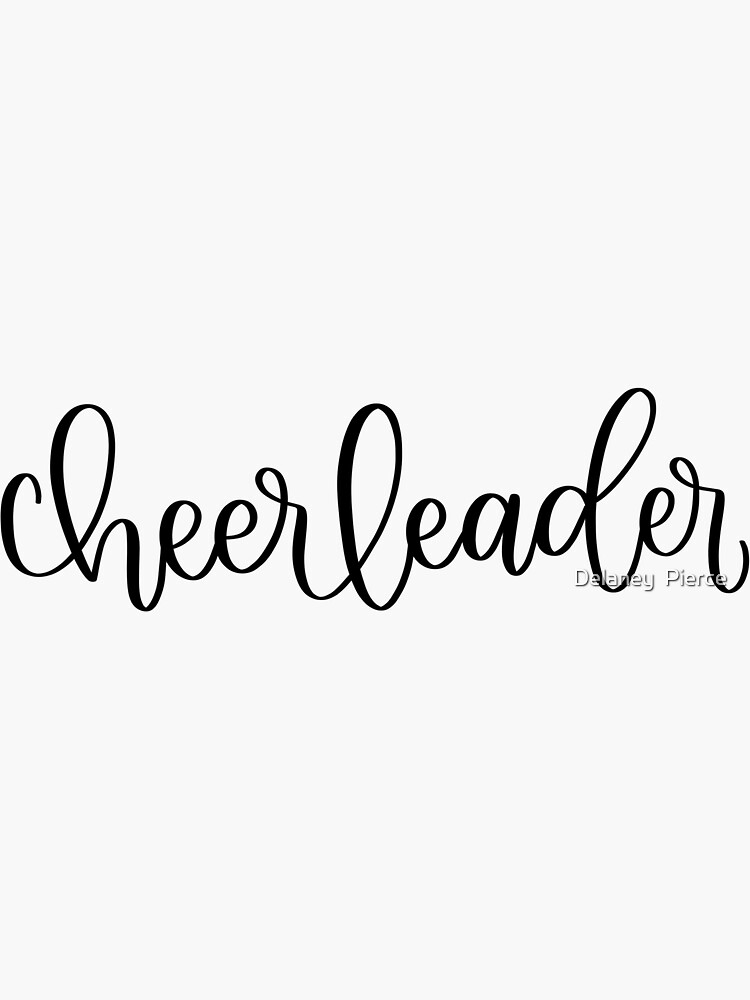 Cheerleader Sticker For Sale By Dpie1225 Redbubble 2882