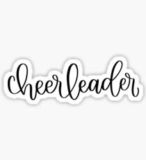 Cheerleader Sticker