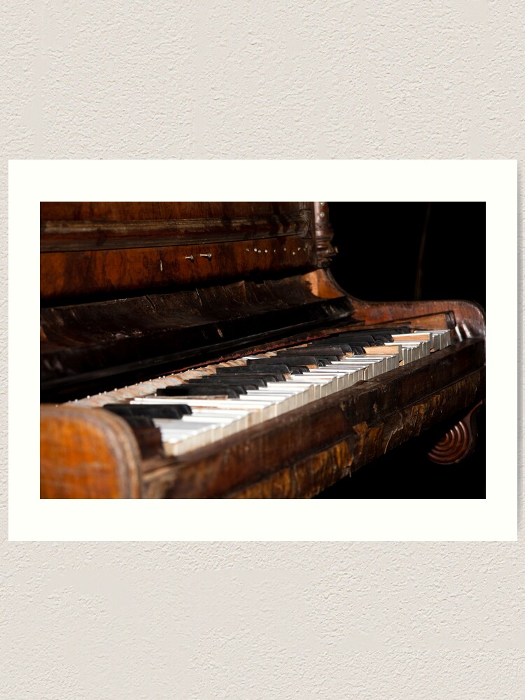 Alternate view of The piano Art Print