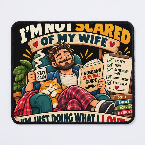 Item preview, I'm Not Scared Of My Wife I'm Just Doing What I Love Which Is Not Making Her Mad designed and sold by art_nova.