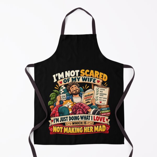 Item preview, I'm Not Scared Of My Wife I'm Just Doing What I Love Which Is Not Making Her Mad designed and sold by art_nova.