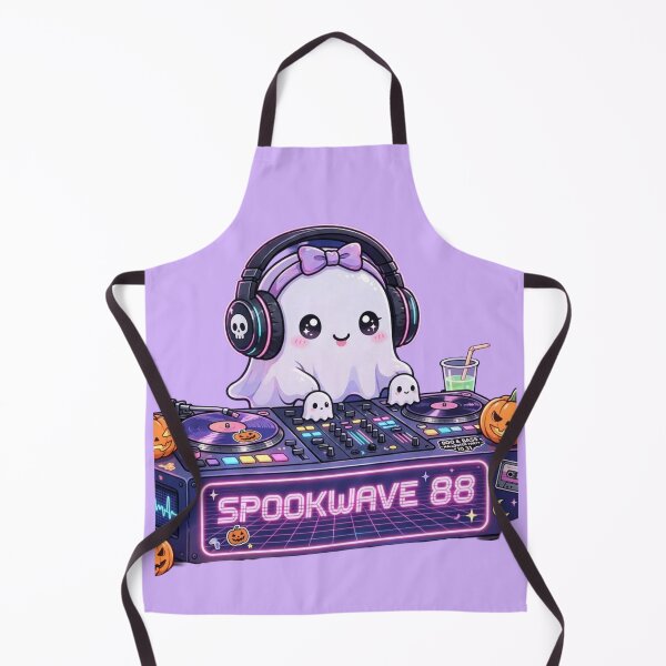 Item preview, Cute Ghost DJ Spookwave 88 Halloween Party designed and sold by Artistprinter.