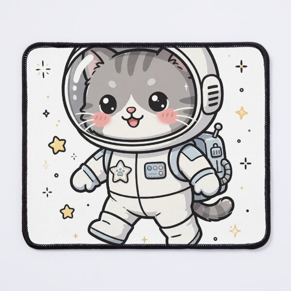 Item preview, Meow to the Moon - Funny Cat Astronaut Space Pun designed and sold by Visual Dept..