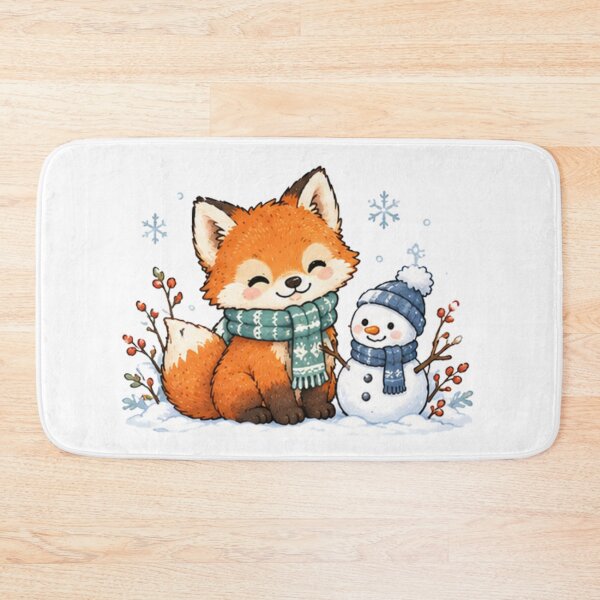 Item preview, Cute Winter Fox designed and sold by MellowMunchkins.