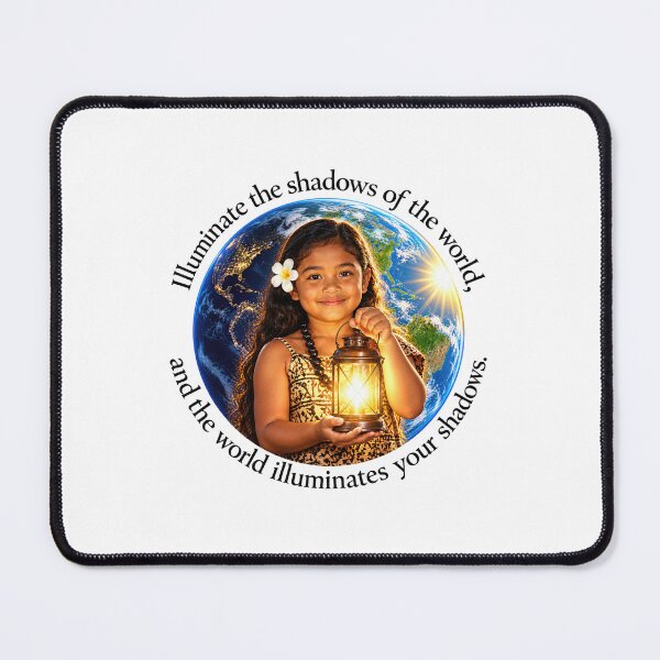 Item preview, Polynesian Resilience Proverb - Illuminate the shadows of the world | Pacific Art designed and sold by ShakaLife.org.