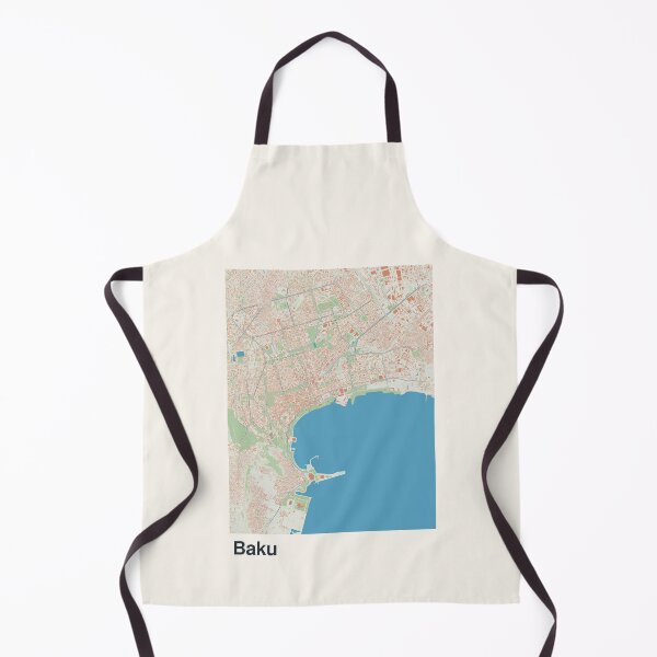Item preview, Baku Minimalistic Map Art designed and sold by MapsNerd.