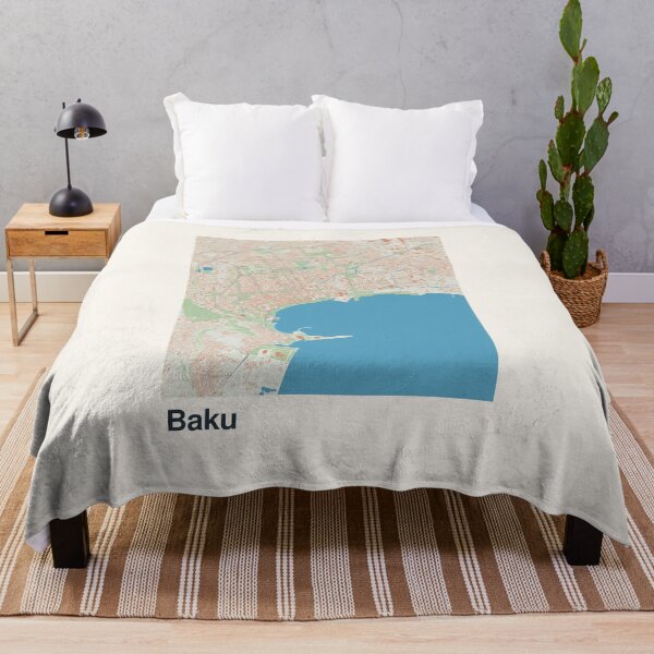 Item preview, Baku Minimalistic Map Art designed and sold by MapsNerd.