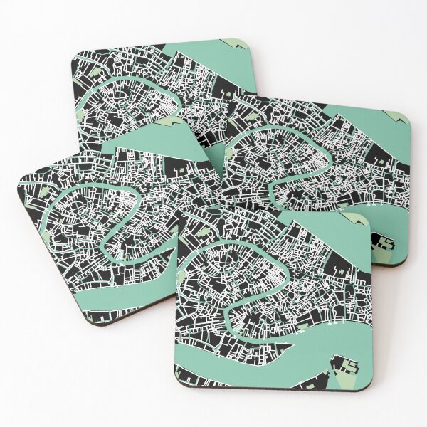 Item preview, Venice Map Italy Souvenir designed and sold by MapsByLeo.