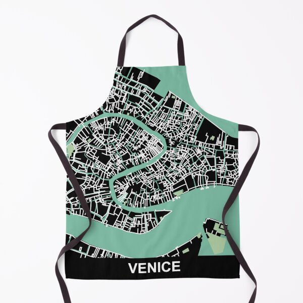 Item preview, Venice Map Italy Souvenir designed and sold by MapsByLeo.