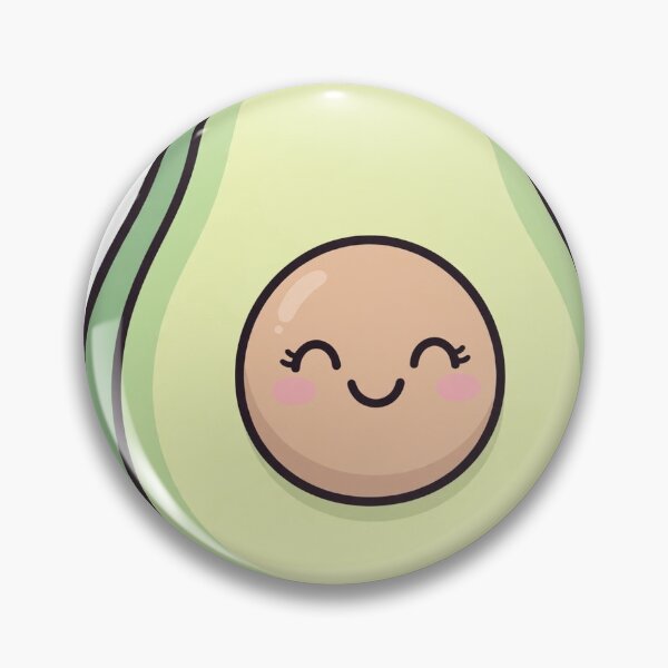 Item preview, Avo Great Day - Kawaii Avocado Food Pun designed and sold by Visual Dept..