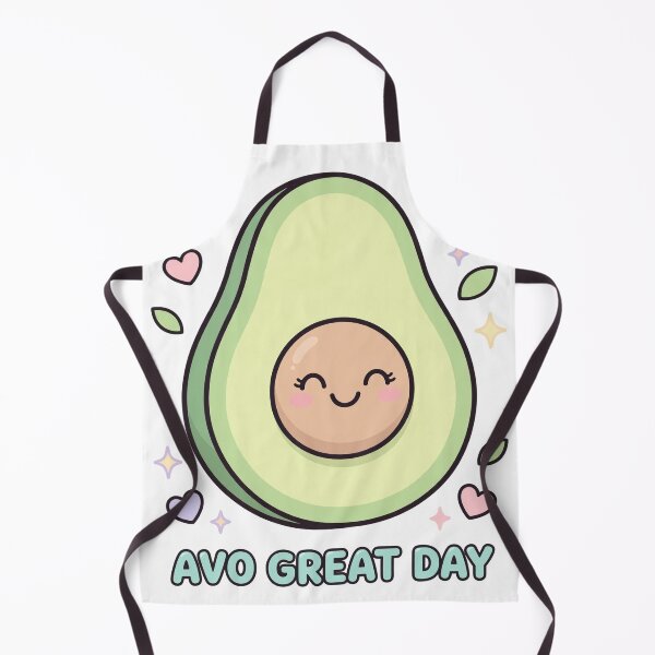 Item preview, Avo Great Day - Kawaii Avocado Food Pun designed and sold by Visual Dept..