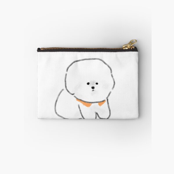 Item preview, Bichon Frise Puppy Orange Collar designed and sold by raun.draw.