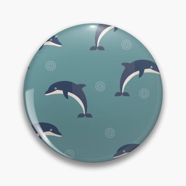 Item preview, Dolphins on blue designed and sold by reneesillus.