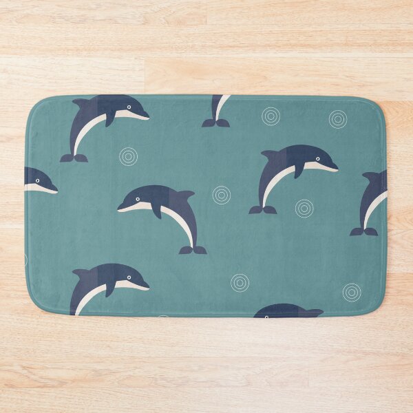 Item preview, Dolphins on blue designed and sold by reneesillus.