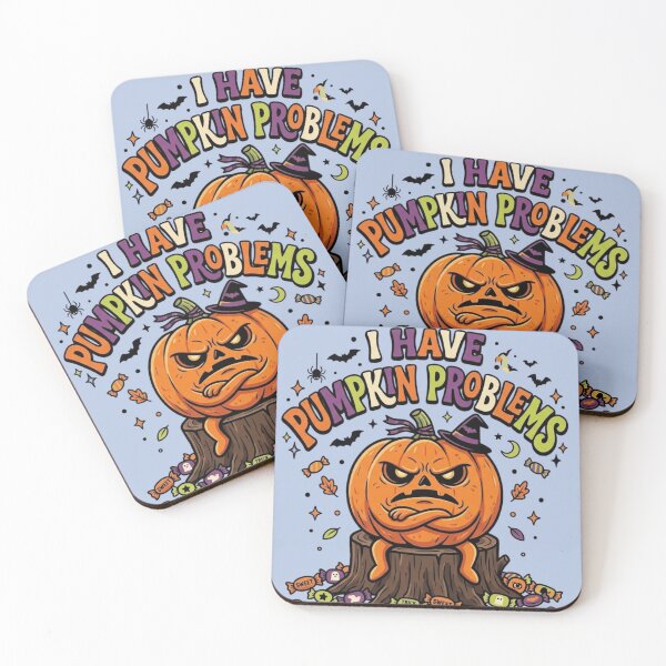Item preview, I Have Pumpkin Problems – Funny Halloween Pumpkin designed and sold by RajDeals.