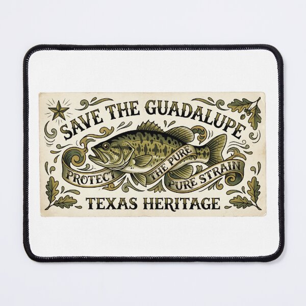 Item preview, Vintage Save The Guadalupe Bass Texas Heritage Graphic designed and sold by NobleCast .