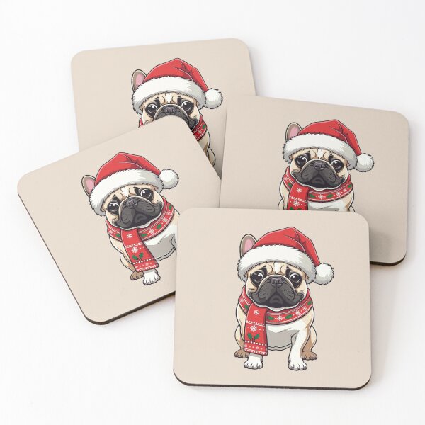 Item preview, Santa French Bulldog designed and sold by DIGOR shop.