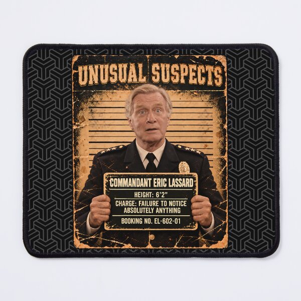Item preview, Unusual Suspects "Commandant Eric Lassard" designed and sold by TeeCodes.