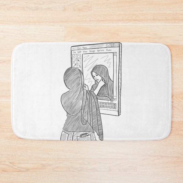 Item preview, Boceto de chica espejo designed and sold by YOUNG DREAM STORE.