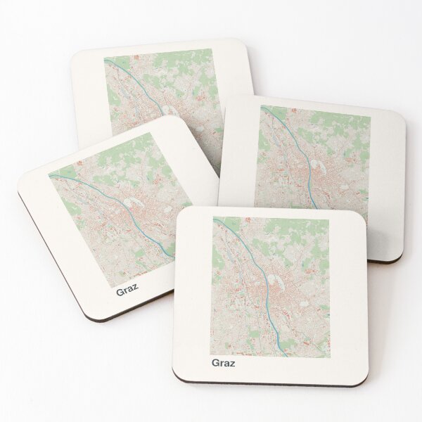 Item preview, Graz Minimalistic Map Art designed and sold by MapsNerd.