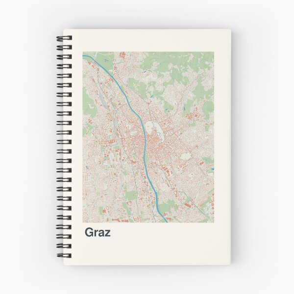 Item preview, Graz Minimalistic Map Art designed and sold by MapsNerd.