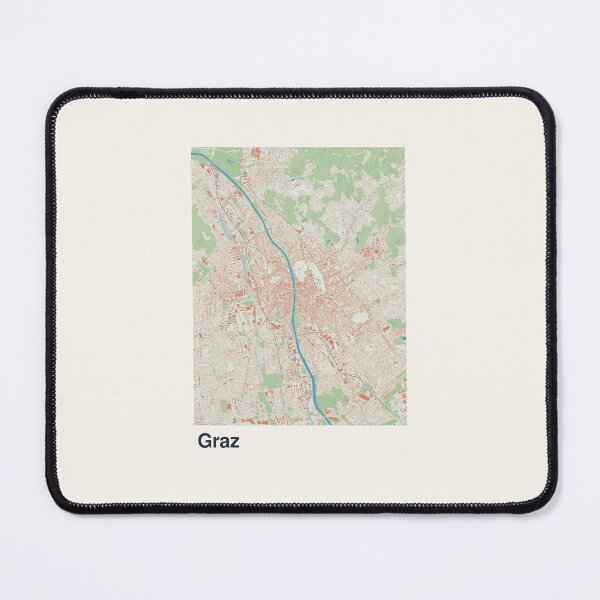 Item preview, Graz Minimalistic Map Art designed and sold by MapsNerd.
