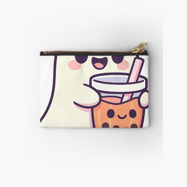 Item preview, Sweet Ghost with Pumpkin Bubble Tea Halloween designed and sold by niedi18.