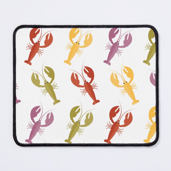 Item preview, Colourful lobsters on white designed and sold by reneesillus.