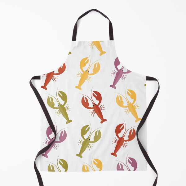 Item preview, Colourful lobsters on white designed and sold by reneesillus.