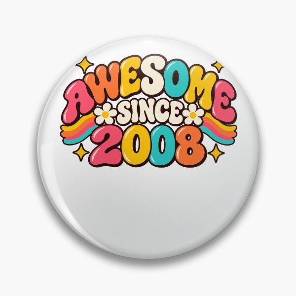 Item preview, Awesome Since 2008 Birthday For People Born In 2008 designed and sold by drawwiika+44.