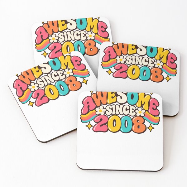 Item preview, Awesome Since 2008 Birthday For People Born In 2008 designed and sold by drawwiika+44.