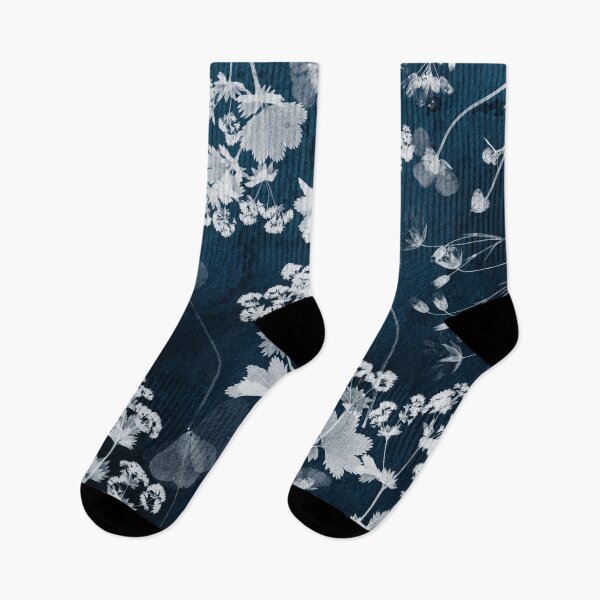 Item preview, Wildflowers Botanical Cyanotype designed and sold by Elżbieta  Kaps.