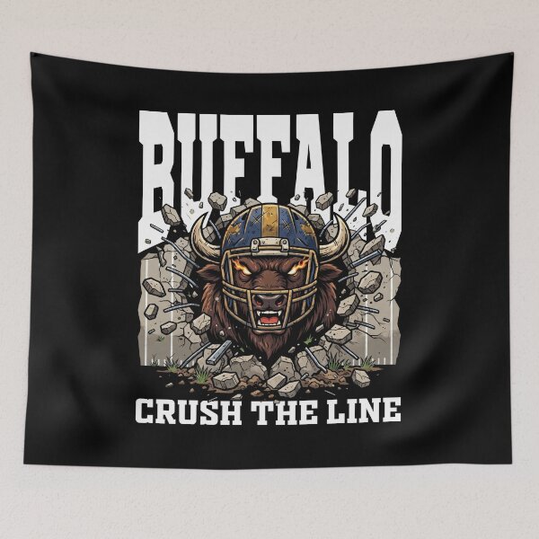 Item preview, BUFFALO CRUSH THE LINE - NY BUFFALO BILLS designed and sold by KEF Custom.