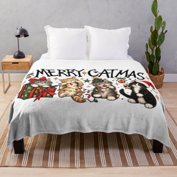 Item preview, Catmas Meow Christmas designed and sold by NguboNorento.