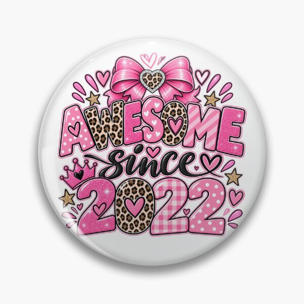 Item preview, Awesome Since 2022 Birthday Girl Born 2022 designed and sold by drawwiika+44.