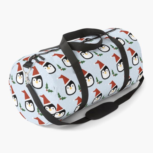 Item preview, Christmas penguins on blue designed and sold by reneesillus.