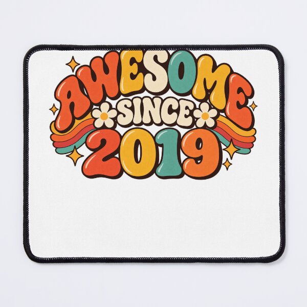 Item preview, Awesome Since 2019 Birth Year Birthday Gift designed and sold by drawwiika+44.