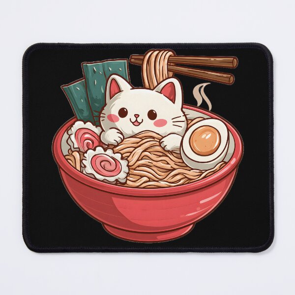 Item preview, Ramen kitty, Kawaii Cat designed and sold by NovaBlossomCo.