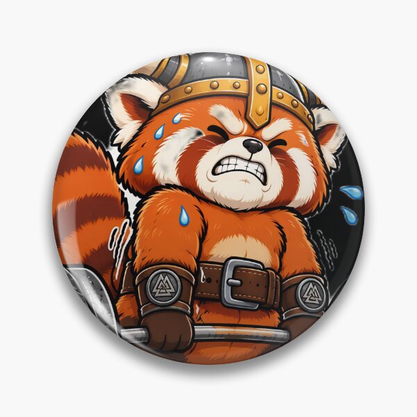 Item preview, Cute Red Panda Viking Gym Heavy Lifting designed and sold by ValhallaHub.