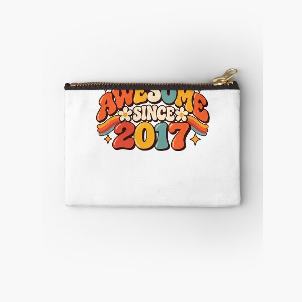 Item preview, Awesome Since 2017 Birthday Born In Year Seven Years Old designed and sold by drawwiika+44.