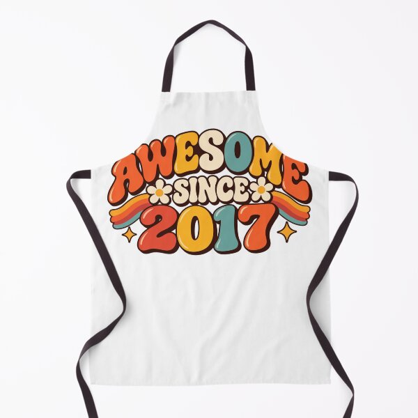 Item preview, Awesome Since 2017 Birthday Born In Year Seven Years Old designed and sold by drawwiika+44.