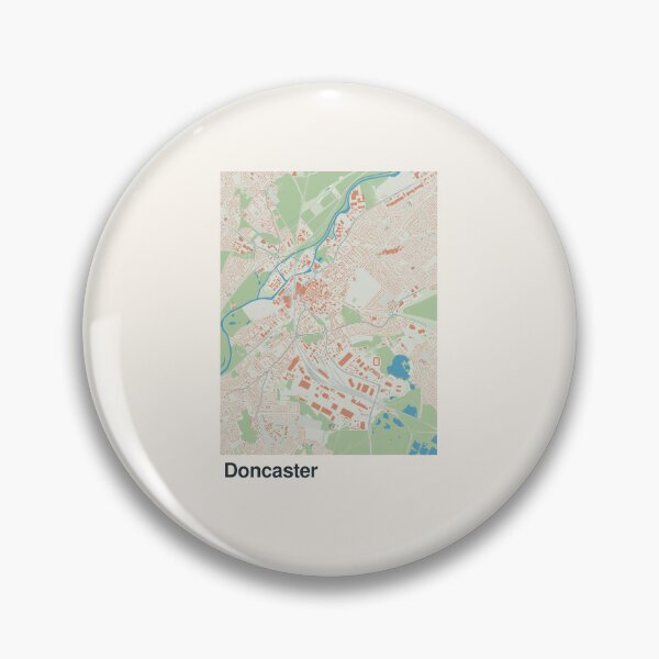 Artikelvorschau, Minimalistische Kartenkunst aus Doncaster entworfen und verkauft von MapsNerd.