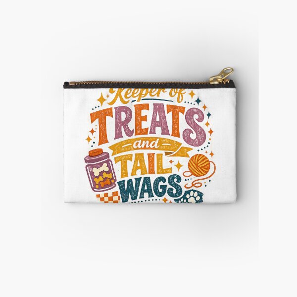 Item preview, Keeper of Treats and Tail Wags Funny Pet Lover Dog Mom Retro Design designed and sold by inkoutninja.