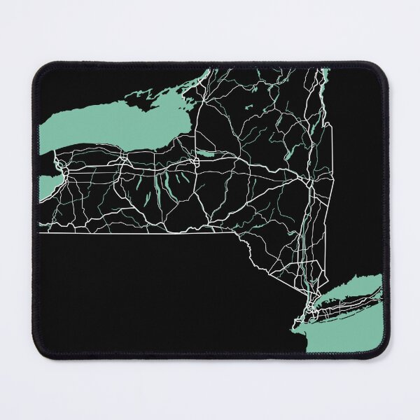 Item preview, New York Map State USA designed and sold by MapsByLeo.