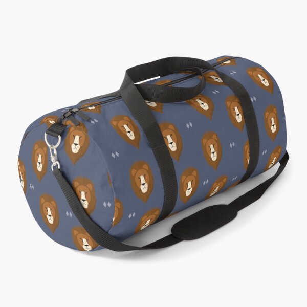 Item preview, Lion heads on blue designed and sold by reneesillus.
