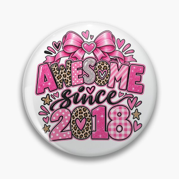 Item preview, Awesome Since 2018 Birthday Girl Born In 2018 designed and sold by drawwiika+44.