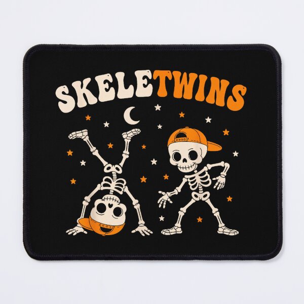 Item preview, Twins Halloween Matching Skeletwins Funny Dancing Skeletons designed and sold by Daisy Grimes.