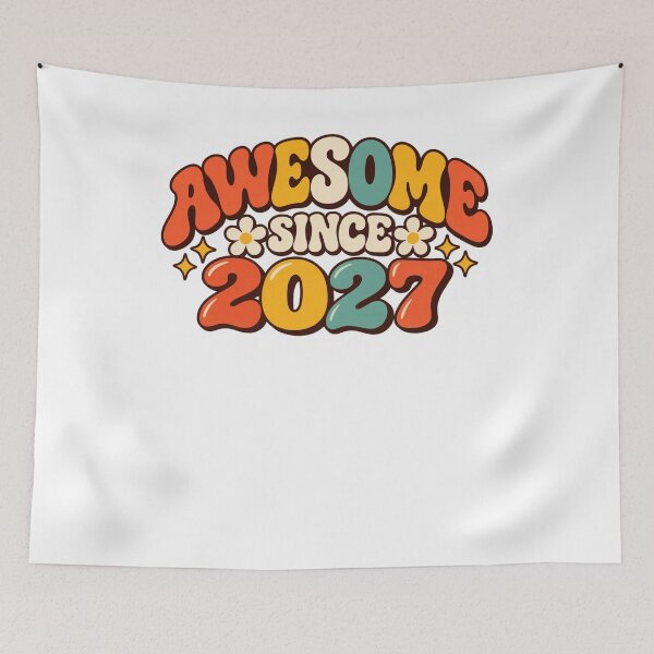 Item preview, Awesome Since 2027 Birthday Gift Born In 2027 Celebration designed and sold by drawwiika+44.